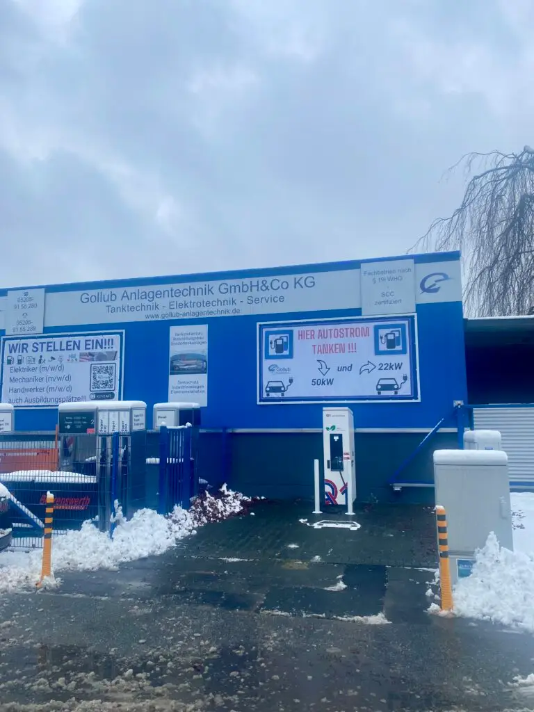 Bild Ladesäule Autostrom bei Gollub Anlagentechnik in Bielefeld