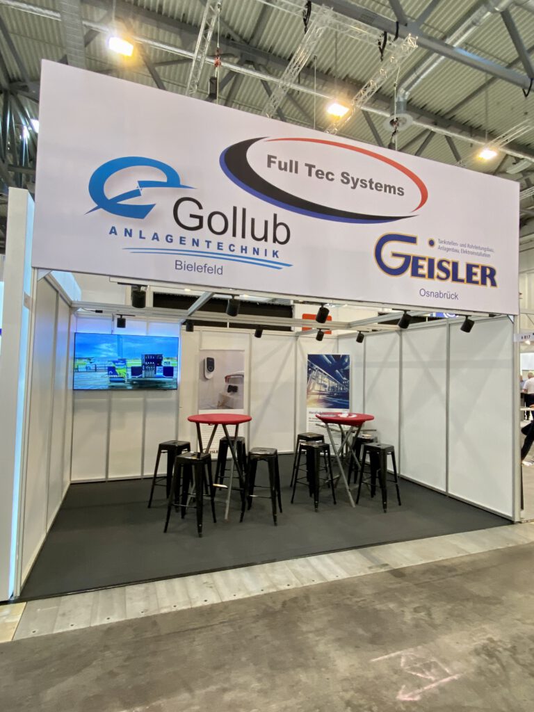 Gollub Anlagentechnik Bielefeld_Sponsoring_Uniti Messe Stuttgart und eft Messe Essen